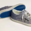 Super-Star LTD in glitter multicolore con stella in pelle metallizzata argento
