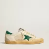 Super-Star Penstar da uomo in nappa e nylon con stella e linguetta sul tallone in pelle scamosciata verde Super-Star Penstar da uomo in nappa e nylon con stella e linguetta sul tallone in pelle scamosciata verde