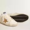 Super-Star Sabots in pelle con stella glitterata oro plastificata Super-Star Sabots in pelle con stella glitterata oro plastificata