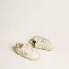 Super-Star Young con stella in pelle lilla e tallone glitterato Super-Star Young con stella in pelle lilla e tallone glitterato