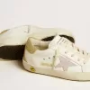 Super-Star Young con stella in pelle lilla e tallone glitterato Super-Star Young con stella in pelle lilla e tallone glitterato