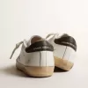 Super-Star Young in nappa con stella stampata e linguetta nera sul tallone