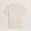 T-shirt bianca da donna con stampa floreale T-shirt bianca da donna con stampa floreale