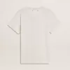 T-shirt bianca da donna con stampa sul davanti T-shirt bianca da donna con stampa sul davanti