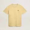 T-shirt da donna in jersey di cotone con ricamo sul collo e sul cuore T-shirt da donna in jersey di cotone con ricamo sul collo e sul cuore