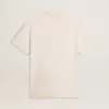 T-shirt da uomo bianca dal look vintage con stampa frontale T-shirt da uomo bianca dal look vintage con stampa frontale