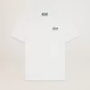 T-shirt della collezione White Star con logo nero a contrasto e stella T-shirt della collezione White Star con logo nero a contrasto e stella