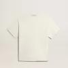 T-shirt in bianco invecchiato con logo rovesciato sul retro – Jersey Capsule T-shirt in bianco invecchiato con logo rovesciato sul retro – Jersey Capsule