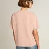 T-shirt rosa cipria con logo rovesciato sul retro – Capsule Jersey T-shirt rosa cipria con logo rovesciato sul retro – Capsule Jersey