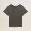 T-shirt slim fit effetto consumato in grigio antracite T-shirt slim fit effetto consumato in grigio antracite