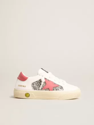 Teen May con stella in pelle rossa e linguetta sul tallone Teen May con stella in pelle rossa e linguetta sul tallone