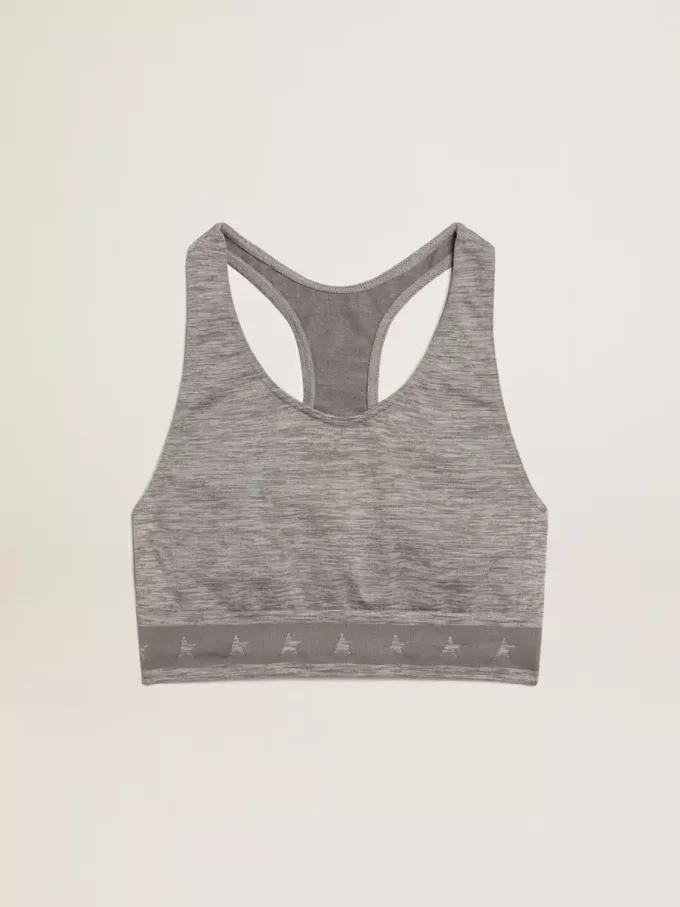 Top sportivo grigio melange Top sportivo grigio melange