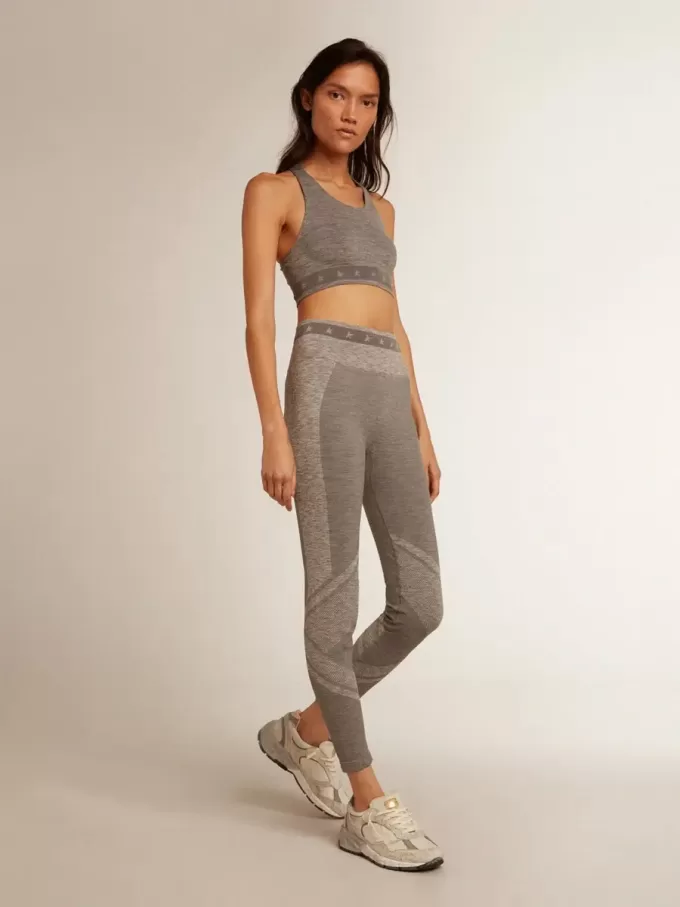 Top sportivo grigio melange Top sportivo grigio melange