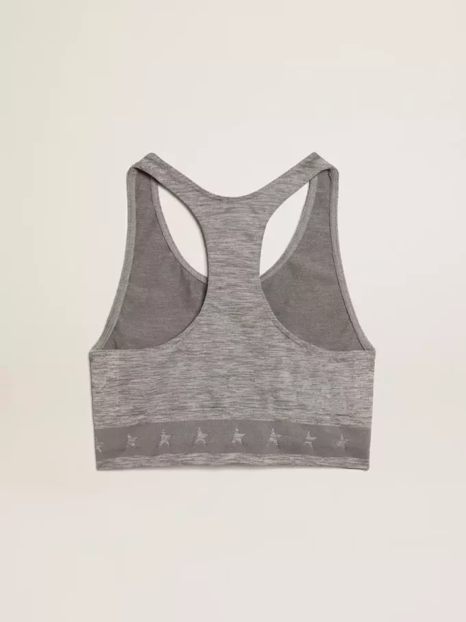 Top sportivo grigio melange Top sportivo grigio melange