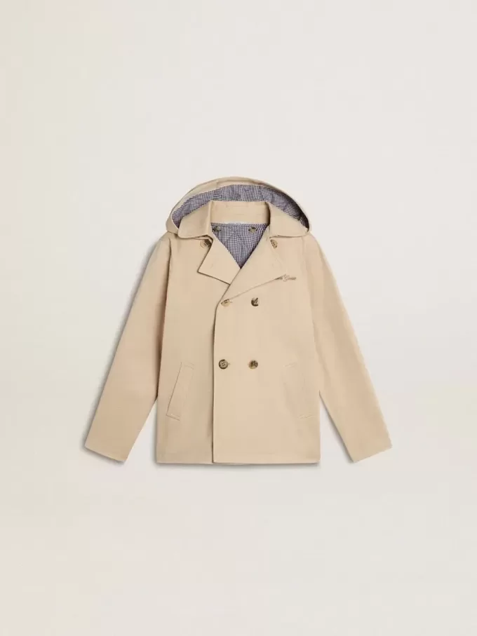 Trench da bambino con gilet interno removibile Trench da bambino con gilet interno removibile