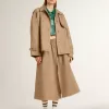 Trench oversize da donna con cristalli