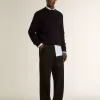True-Star da uomo con paillettes argentate, stella nera e linguetta sul tallone in pelle beige