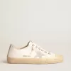 V-Star in pelle nappa con stella e linguetta sul tallone in camoscio grigio ghiaccio