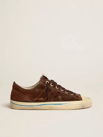 V-Star LTD da donna in pelle scamosciata con stella marrone