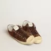 V-Star LTD da donna in pelle scamosciata con stella marrone