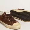 V-Star LTD da donna in pelle scamosciata con stella marrone