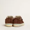V-Star LTD da donna in pelle scamosciata con stella marrone