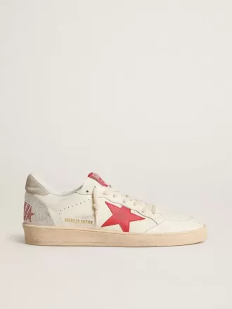 Valentine’s Day Women’s Ball Star con stella in pelle rossa e scritta Swarovski rossa
