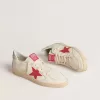 Valentine’s Day Women’s Ball Star con stella in pelle rossa e scritta Swarovski rossa