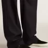 VCE Penstar da uomo in pelle scamosciata nera con tallone in pelle nera