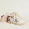 Young Ball Star con stella glitterata argento e linguetta sul tallone glitterata rosa