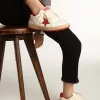 Young Ball Star in nappa con stella e linguetta sul tallone in pelle rossa