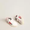 Young May con stella in pelle rosa e linguetta sul tallone Young May con stella in pelle rosa e linguetta sul tallone