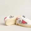 Young May con stella in pelle rosa e linguetta sul tallone Young May con stella in pelle rosa e linguetta sul tallone