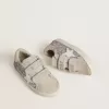 Young Old School in argento e rosa glitterato con stella in pelle bianca