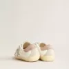 Young Old School in pelle con stella in camoscio grigio e linguetta sul tallone in rosa antico